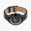 Zegarek chronograf z paskiem skórzanym 40 mm Zegarek chronograf z paskiem skórzanym 40 mm