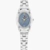 Zegarek elegancki z owalną tarczą o fakturze 27 mm Zegarek elegancki z owalną tarczą o fakturze 27 mm