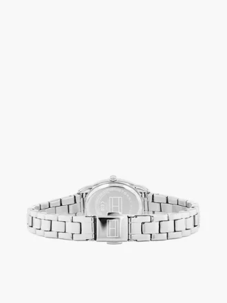 Zegarek elegancki z owalną tarczą o fakturze 27 mm