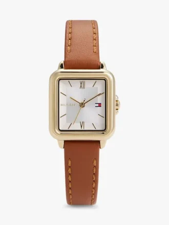Zegarek elegancki z paskiem skórzanym 24 mm Zegarek elegancki z paskiem skórzanym 24 mm