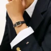 Zegarek elegancki z paskiem skórzanym 24 mm Zegarek elegancki z paskiem skórzanym 24 mm