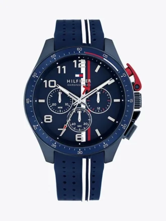 Zegarek sportowy 46 mm z silikonowym paskiem