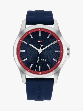 Zegarek sportowy z silikonowym paskiem 43 mm