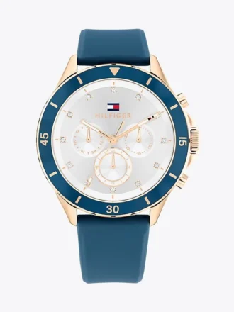 Zegarek typu boyfriend z białą tarczą 40 mm
