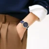 Zegarek z paskiem w charakterystyczne paski 34 mm Zegarek z paskiem w charakterystyczne paski 34 mm