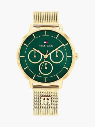 Zegarek z siateczką i monogramem 36 mm
