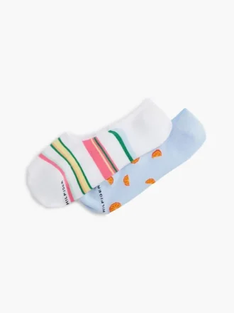 Zestaw 2 par skarpetek Fruit & Stripe No-Show