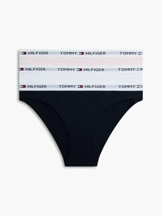 Zestaw 3 par majtek bikini z logo Tommy