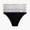 Zestaw 3 par majtek bikini z logo Tommy