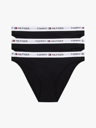 Zestaw 3 par majtek bikini z logo Tommy