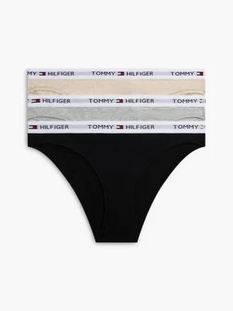 Zestaw 3 par majtek bikini z logo Tommy