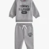 Zestaw bluza i spodnie z logo dla niemowląt Zestaw bluza i spodnie z logo dla niemowląt