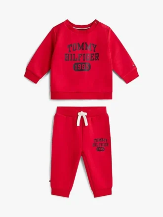 Zestaw bluza i spodnie z logo dla niemowląt